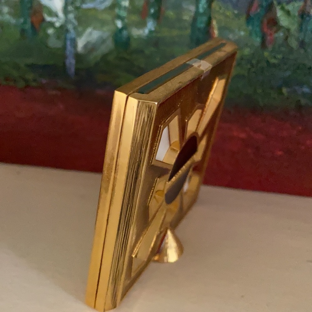 Jay Strongwater Red Enamel Swarovski Square Frame - Picture 7 of 9